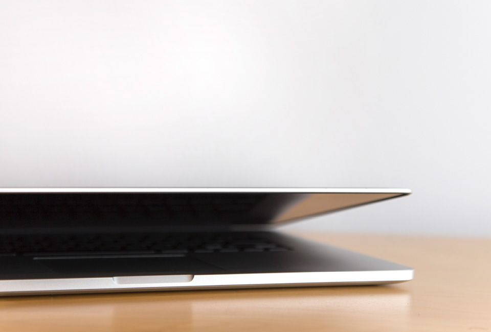 Opened laptop